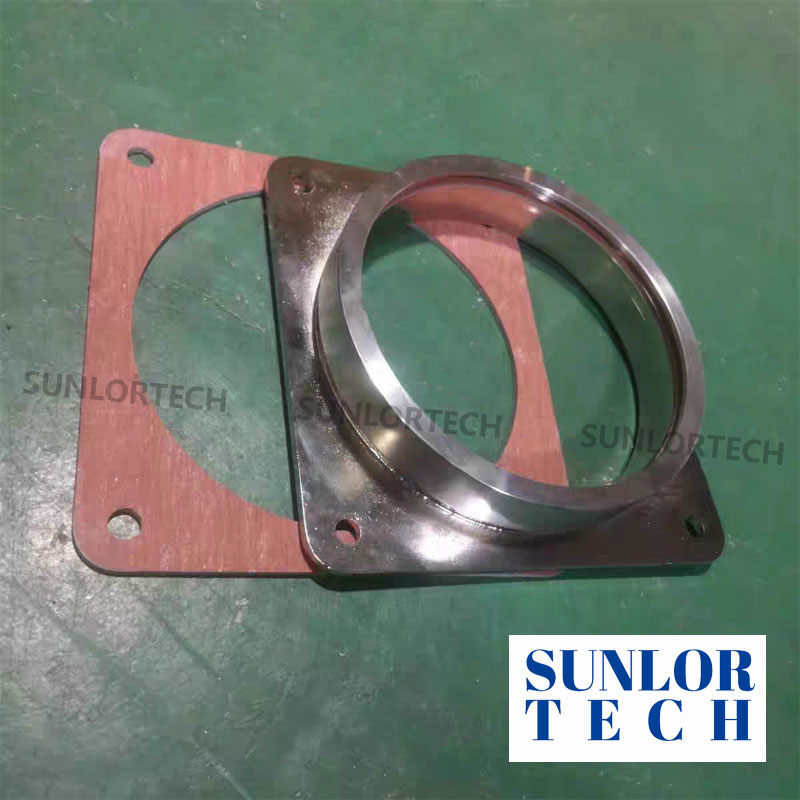 High Temperature Sight Glass for Fire Observation Ports / Peepholes - Borosilicate Viewing Window Thermal Shock Resistant