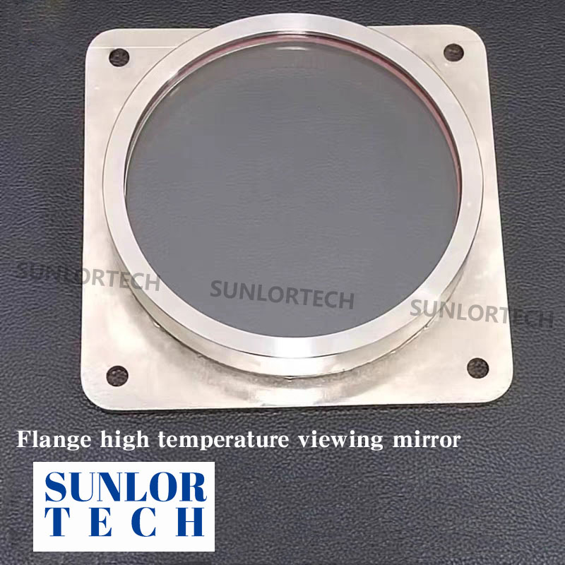 High Temperature Sight Glass for Fire Observation Ports / Peepholes - Borosilicate Viewing Window Thermal Shock Resistant