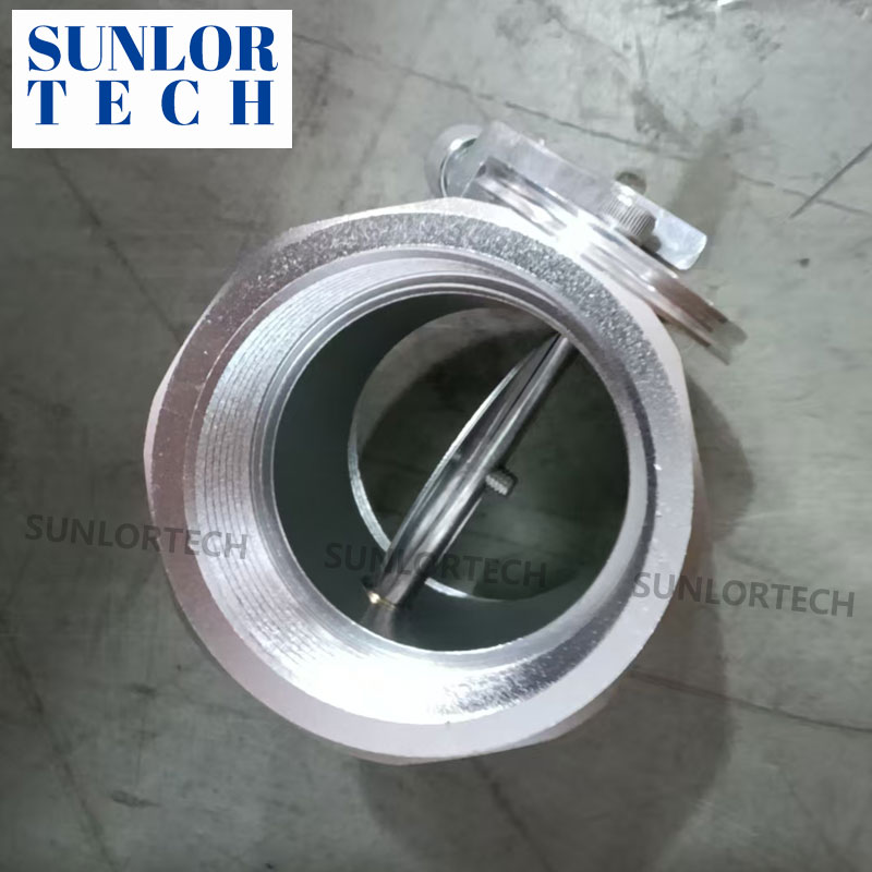 ALM 50 Manual Air Valve 200℃ Hot Air, Clamp-Free Patent, Burner Combustion Control Valve Stainless Steel   Low Leakage