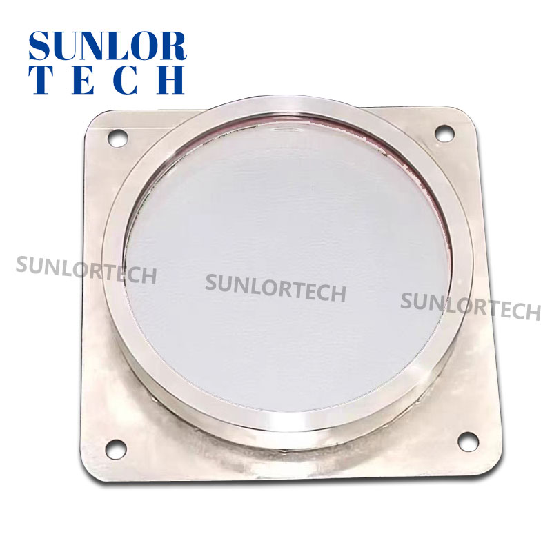High Temperature Sight Glass for Fire Observation Ports / Peepholes - Borosilicate Viewing Window Thermal Shock Resistant