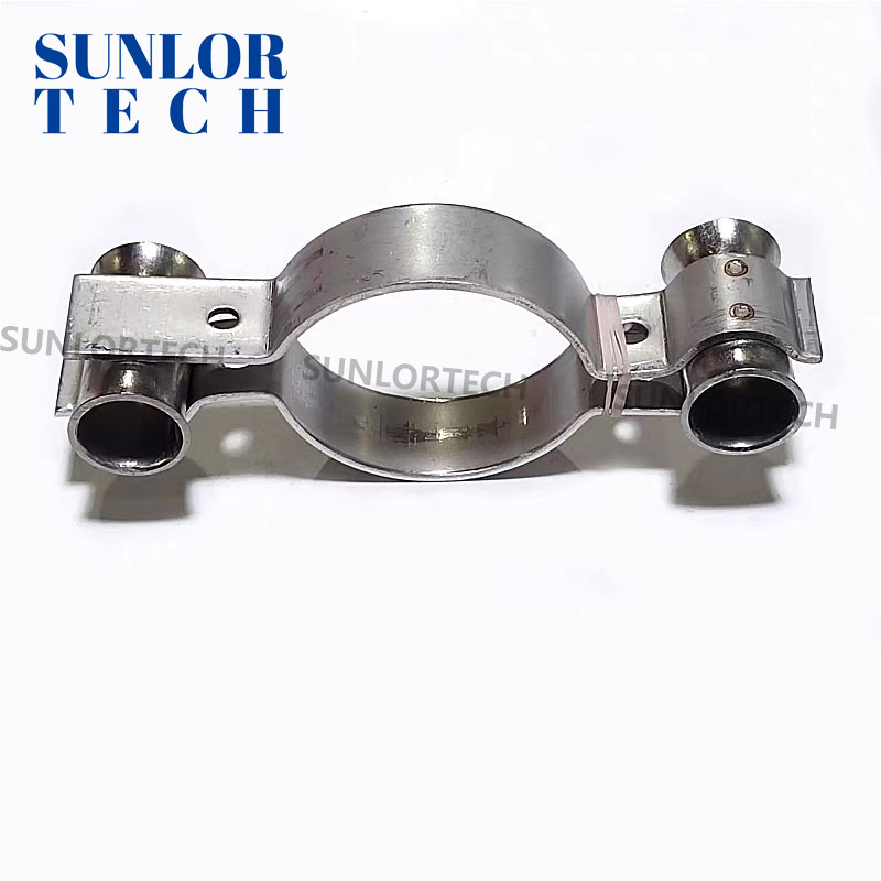 Stainless Steel Ceramic Tube Clamp Clip Bracket for Thermocouple and Heating Element Protection Install the bracket for the electrode