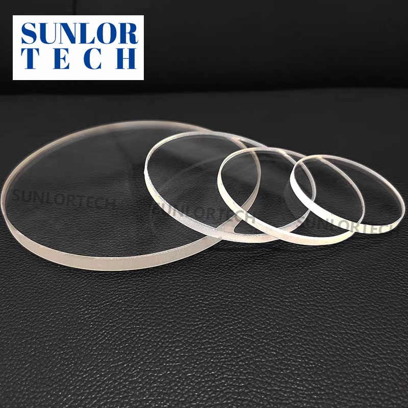 High Temperature Fused Quartz Sight Glass for Kiln Viewing Ports - Round/Square Observation Window Resists