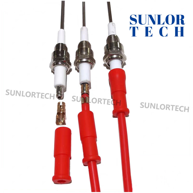 Silicone Insulating Sleeve/Cap for Kiln Ignition Electrode (High Voltage Resistant)